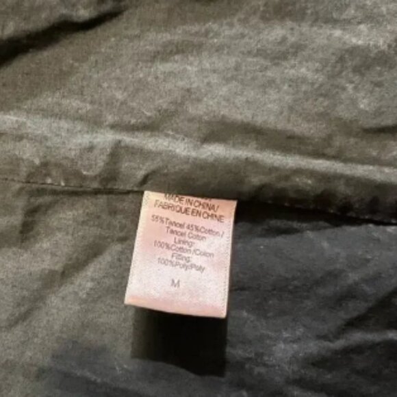 NWT Young Fabulous & Broke Walker Quilted Jacket Mineral Green Denim Coat Medium - Picture 3 of 4